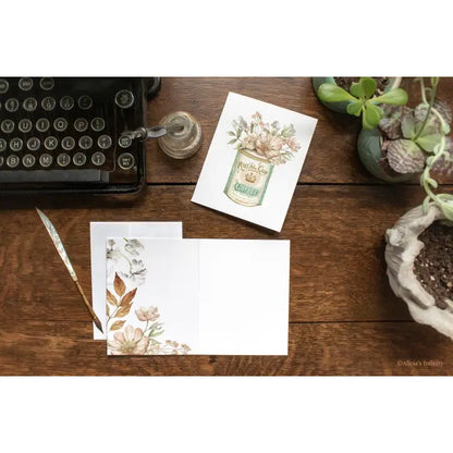 Vintage Coffee Tin Card