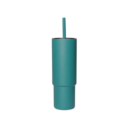 All Day Straw Cup Coastal Teal