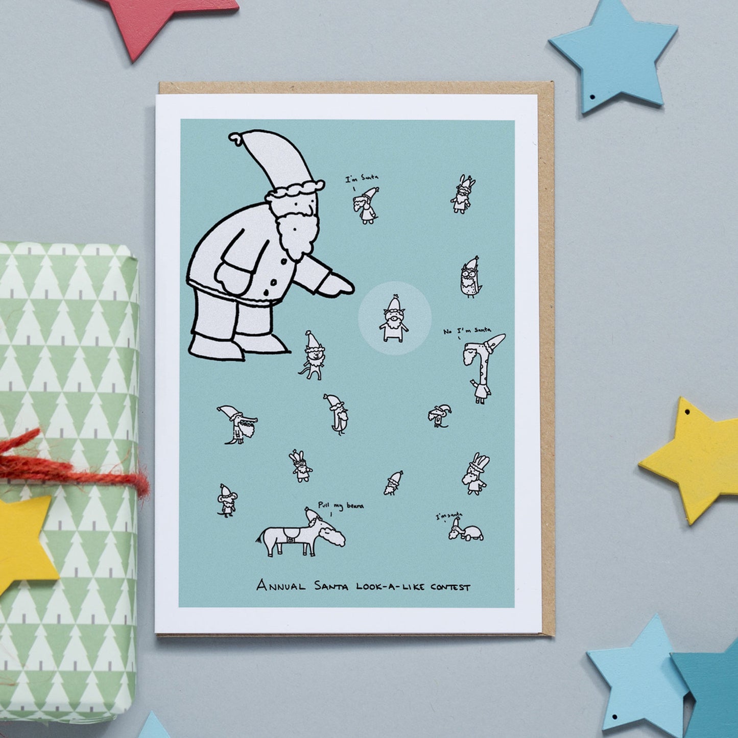Santa Lookalike Card