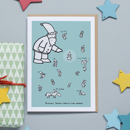 Santa Lookalike Card