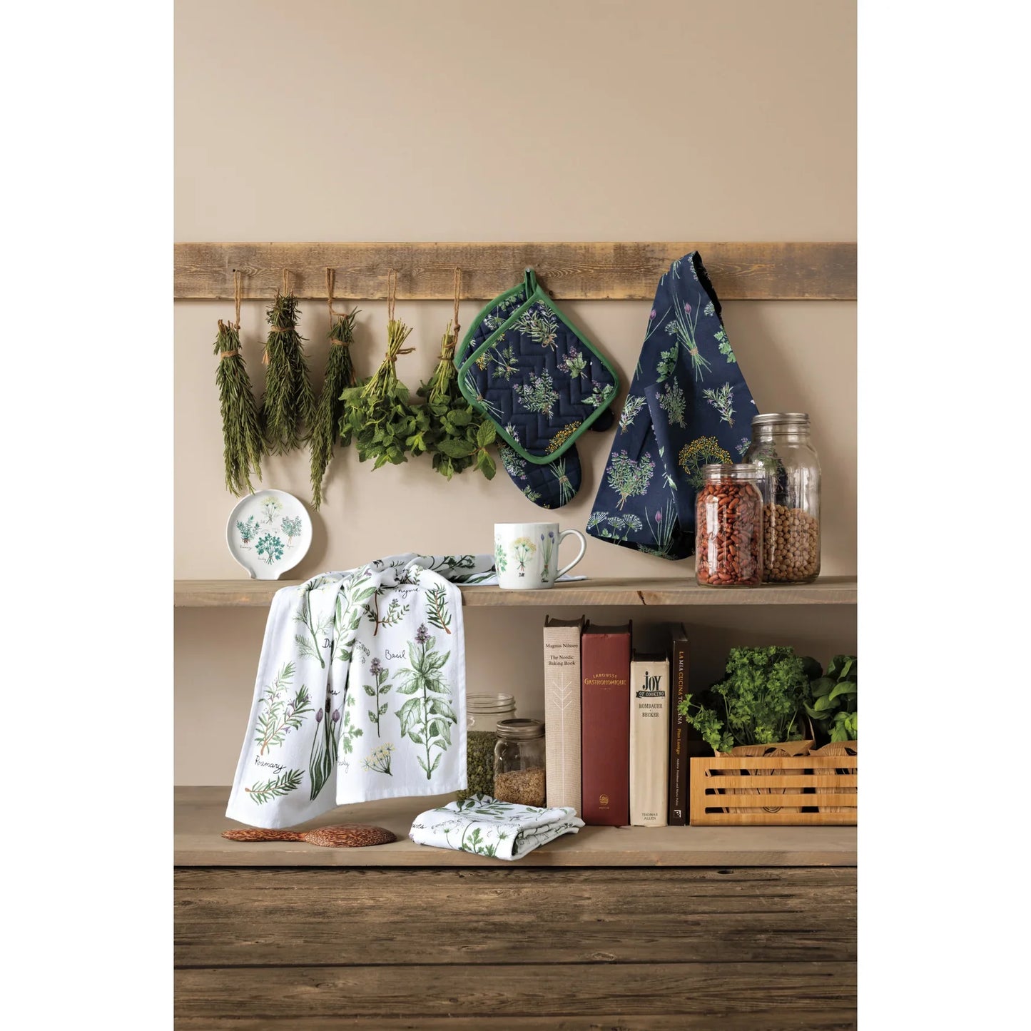 Terry Fresh Herbs Printed Tea Towel