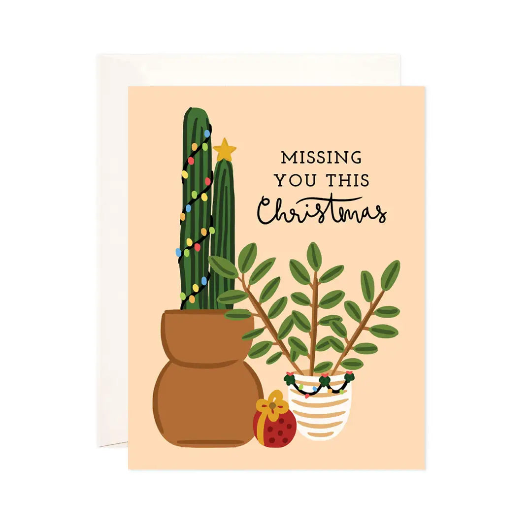 Missing Christmas Greeting Card