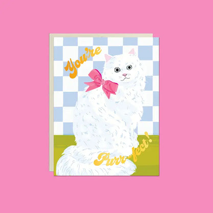 You're Purr-fect Foil Card