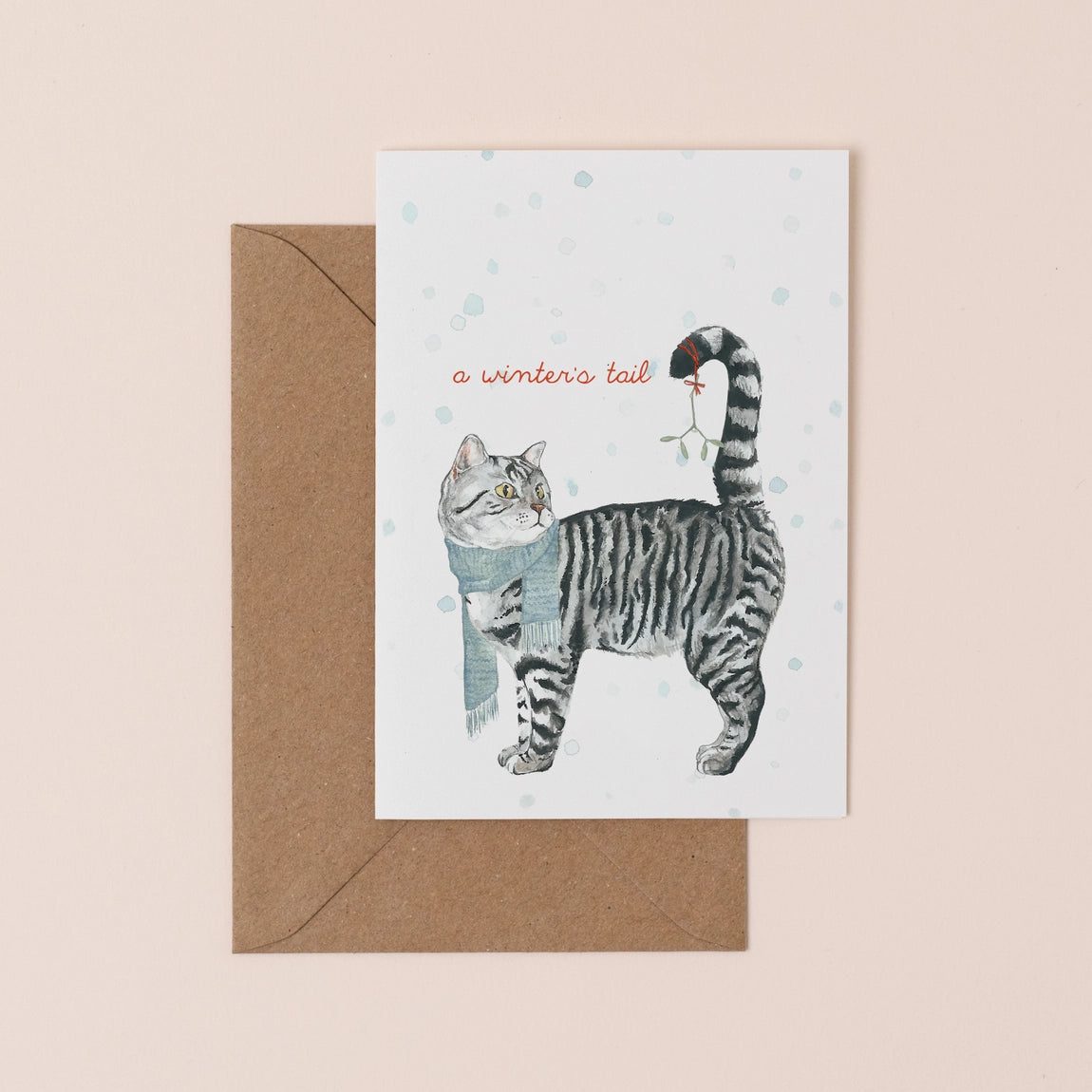 Winter's Tail Christmas Card