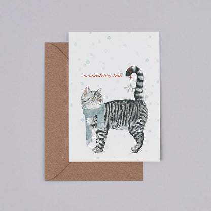 Winter's Tail Christmas Card