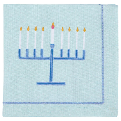 Bright Hanukkah Cocktail Napkins Set