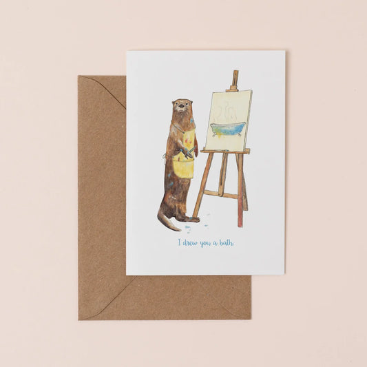 Drew You a Bath Card