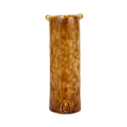 Bear Vase Reactive Crackle Glaze