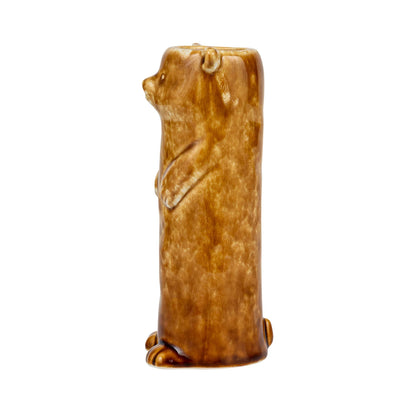 Bear Vase Reactive Crackle Glaze