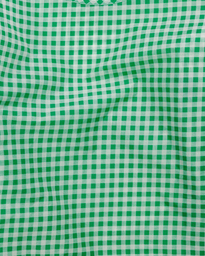 Standard Baggu Green Gingham