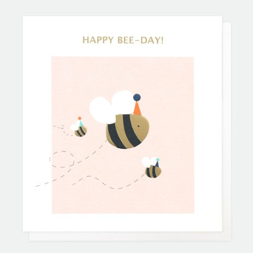 Happy Birthday Bee Day Card
