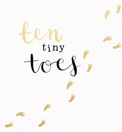 Ten Tiny Toes Card