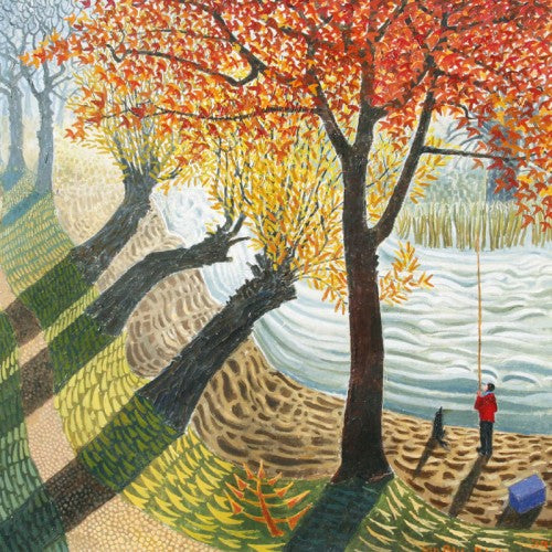 Fishing In The Fall Card