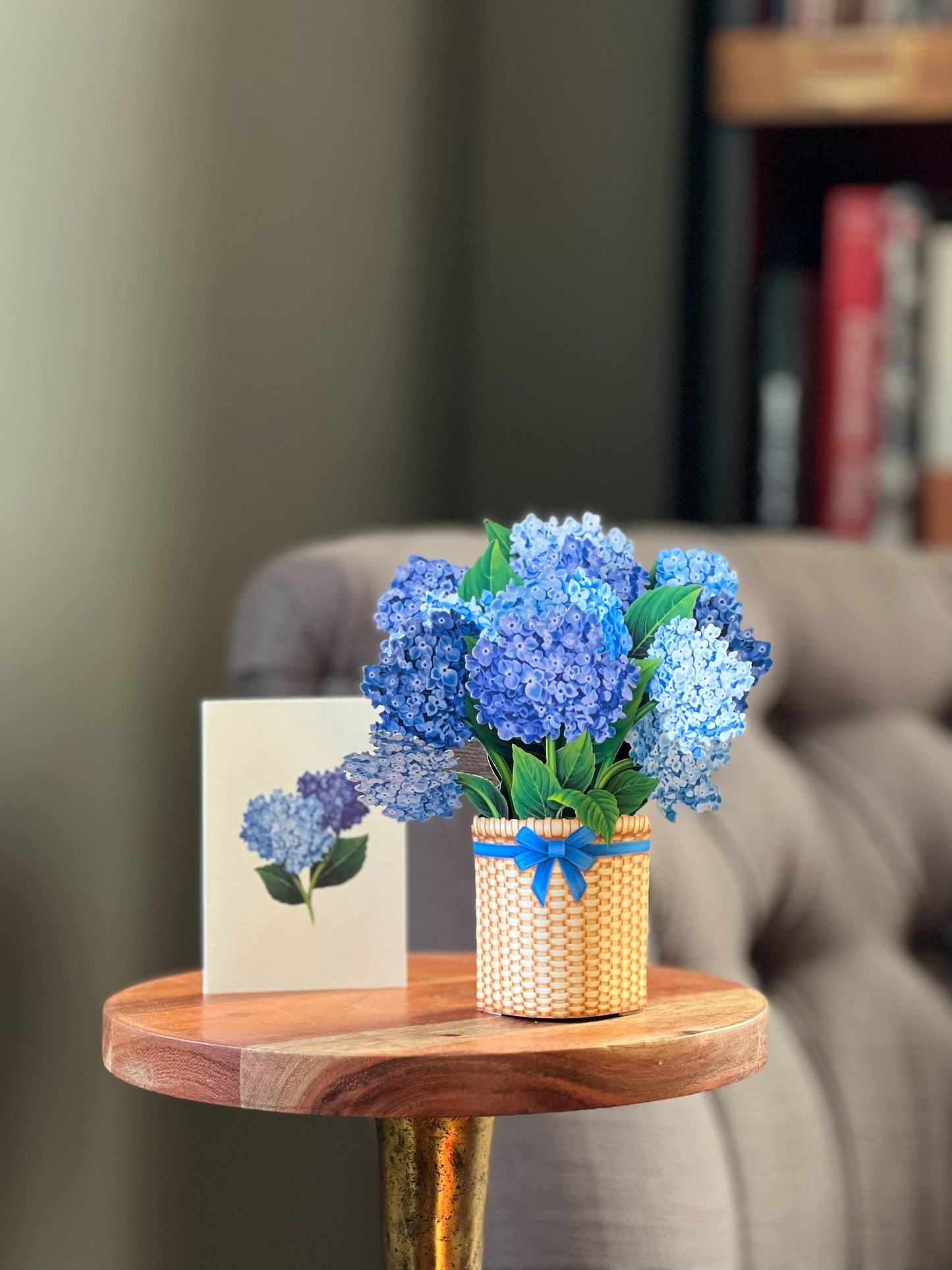 Mini Nantucket Hydrangea Pop-Up Card