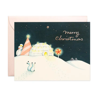 Igloo Christmas Card