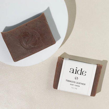 Tobacco Leather Bar Soap