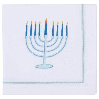 Bright Hanukkah Cocktail Napkins Set