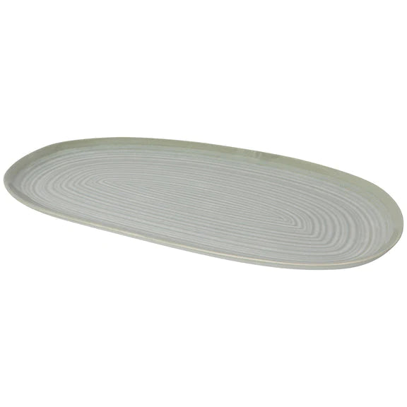 Sage Aquarius Oval Platter 15"