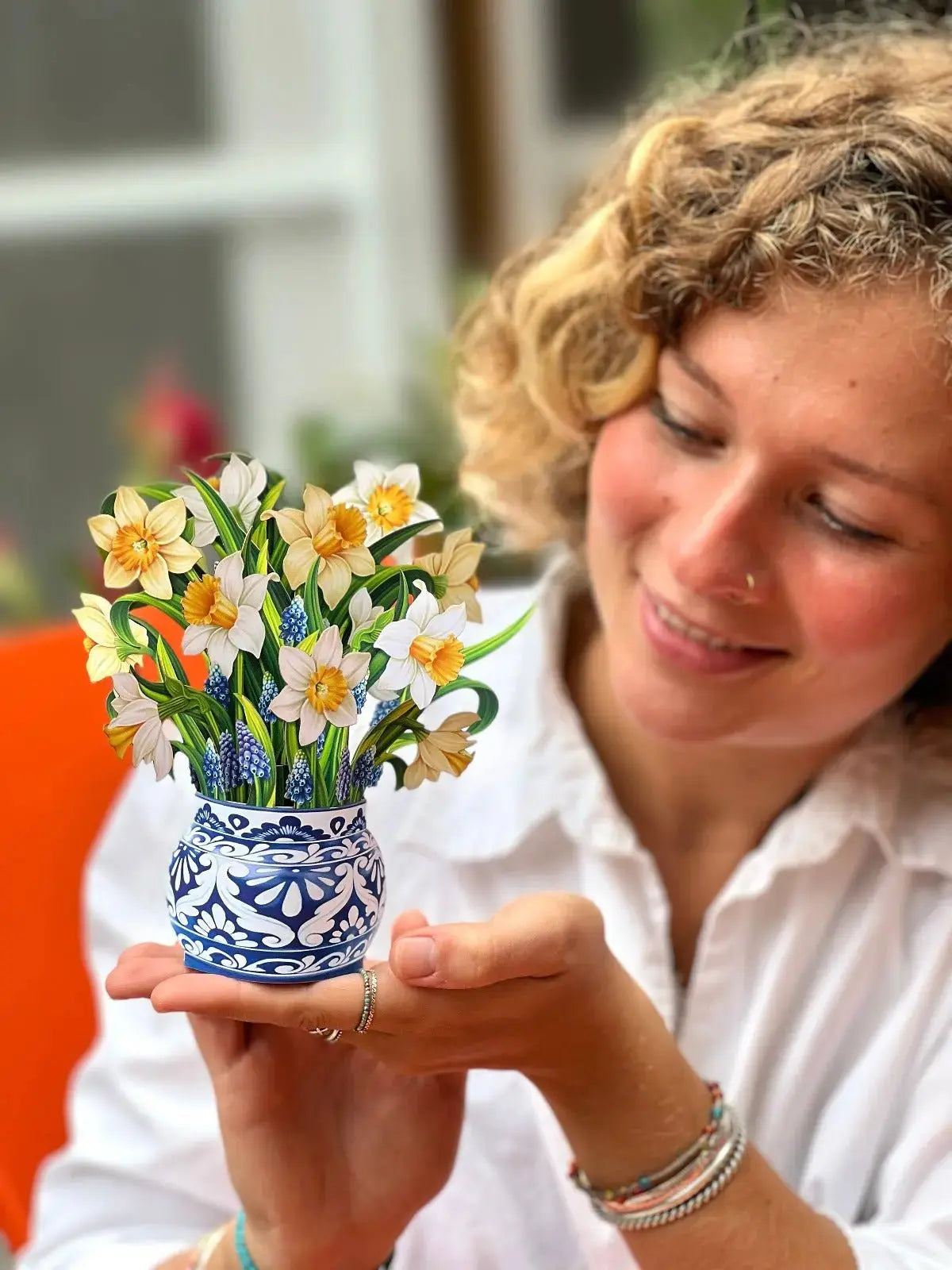 Mini English Daffodil Pop-Up Card