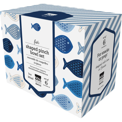 Aveiro Shaped Pinch Bowls Set of 6