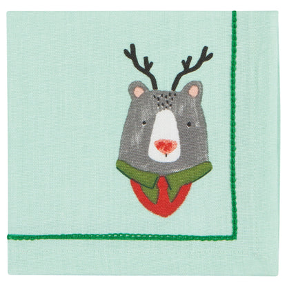 Rudolph Imposter Cocktail Napkins Set of 4