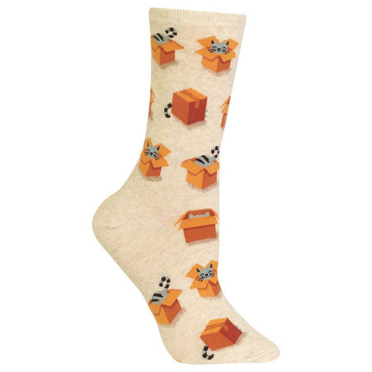 Cats In Boxed Women's Crew Socks
