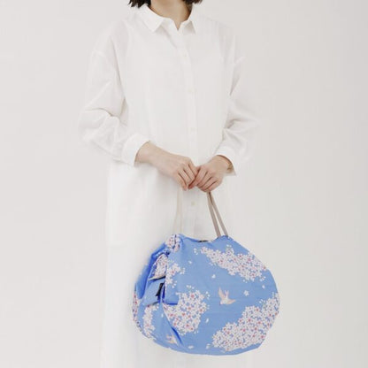 Shupatto Japan Collection Medium Hana Ni Tori Reusable Bag