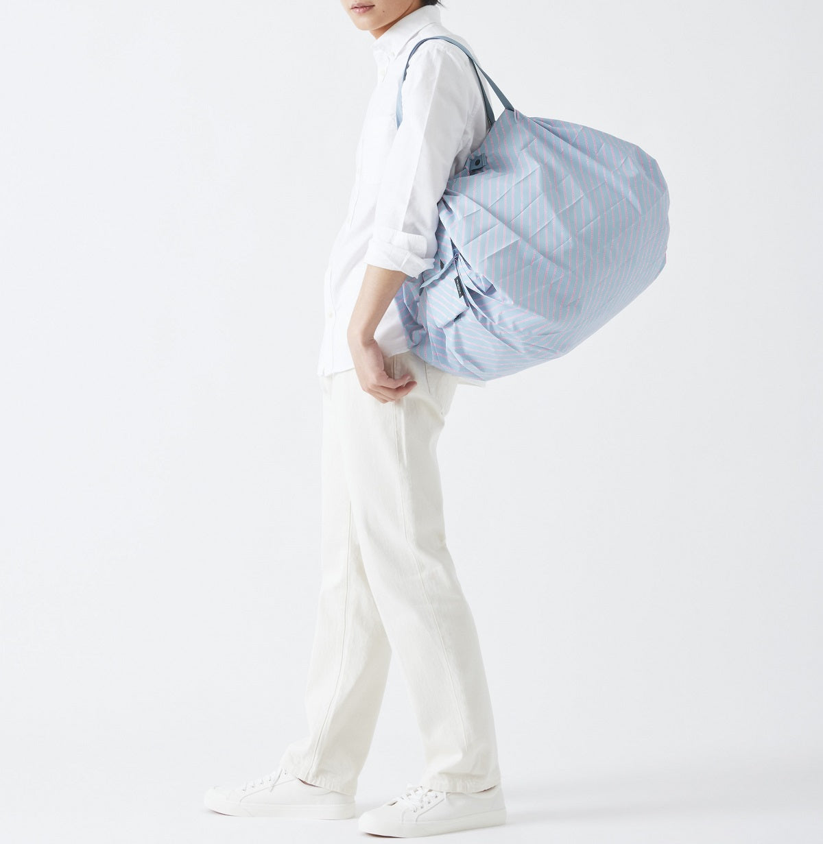 Shupatto Compact Reusable Bag Large Asahi Morning Sun