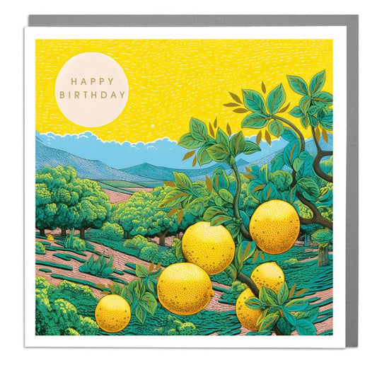 Happy Birthday Lemons Card