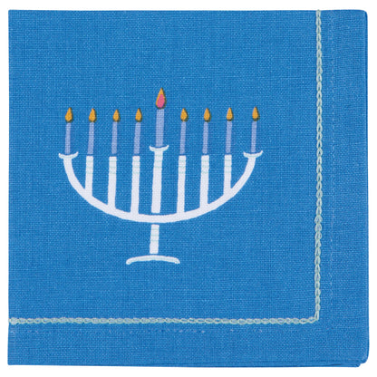 Bright Hanukkah Cocktail Napkins Set