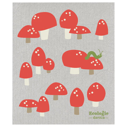 Swedish Dishcloth Totally Toadstools