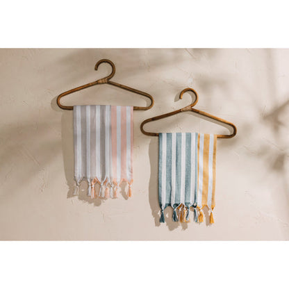 Caban Stripe Dove Gray / Nectar Tea Towel