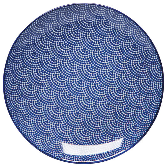 Blue Waves Appetizer Plate 6"