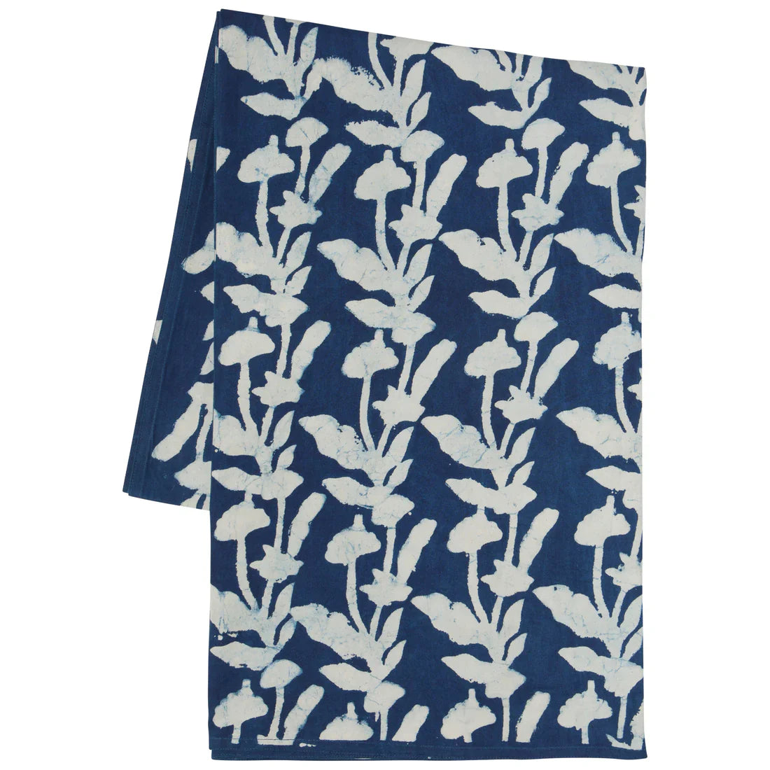 Flourish Block Print Tablecloth