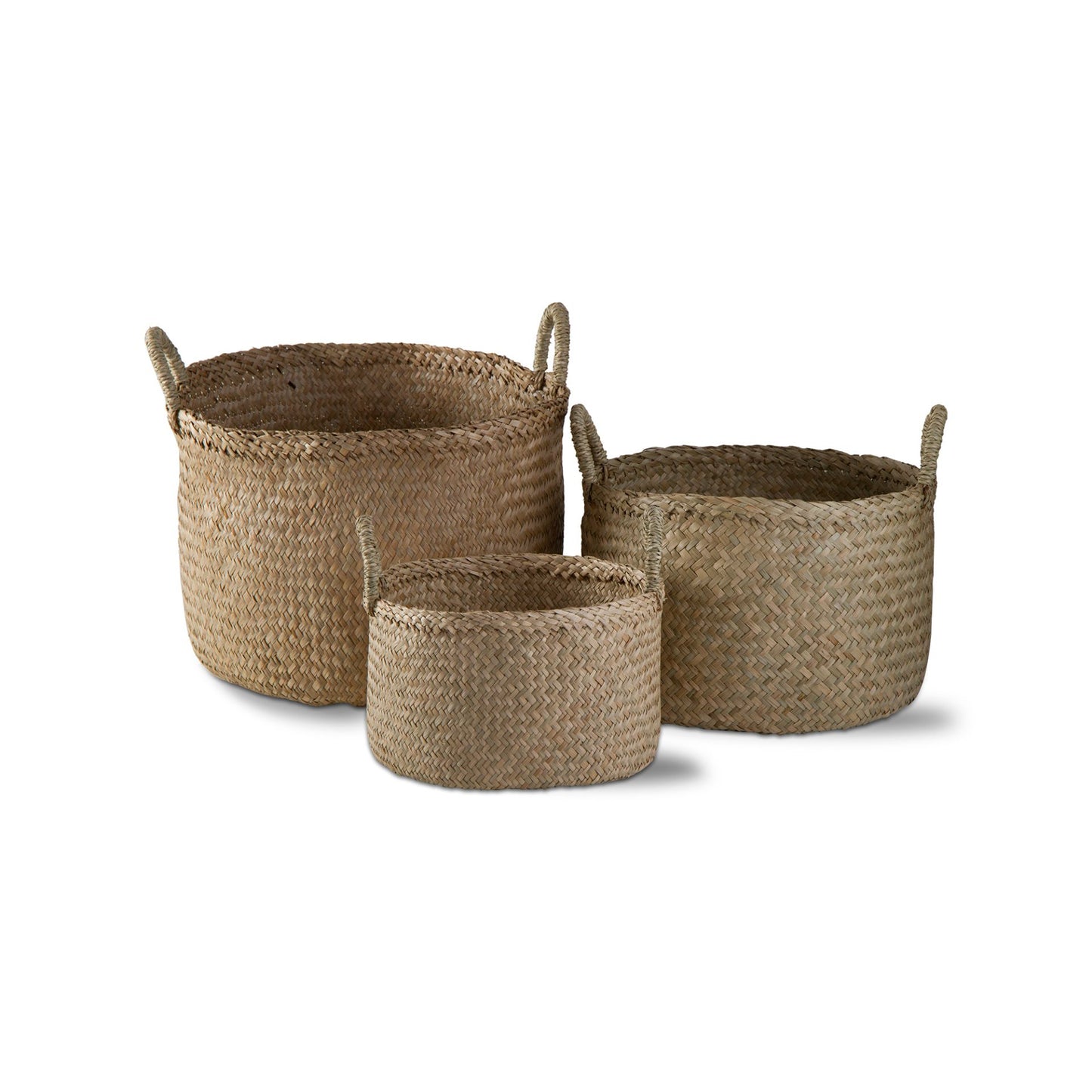 Island Seagrass Handle Basket