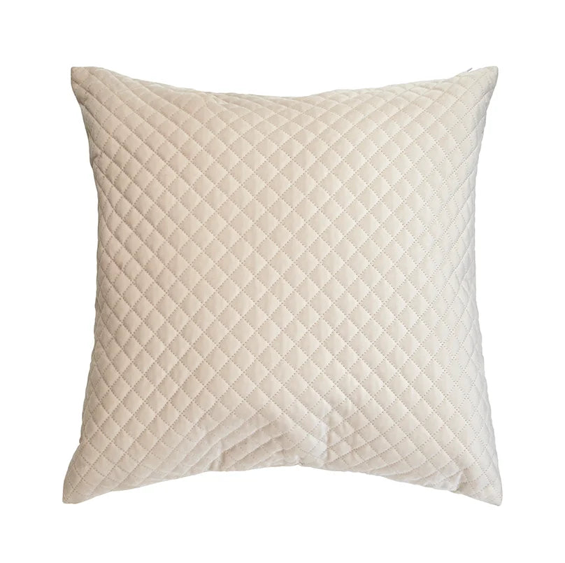 Luxe Velvet Pillow Cushion Cream Cover Only