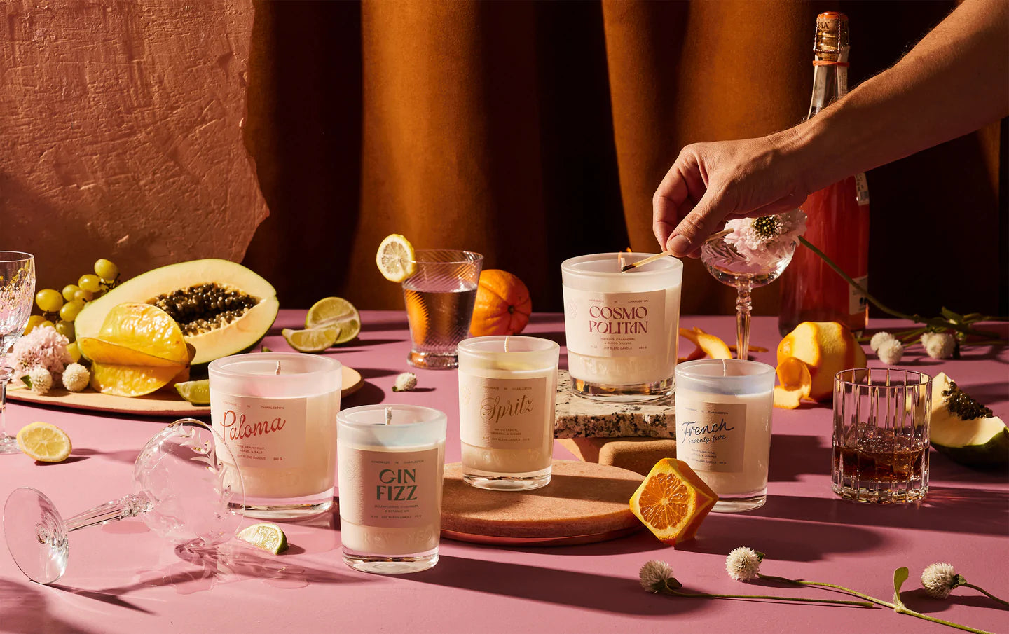 Rewined Gin Fizz Candle 6oz