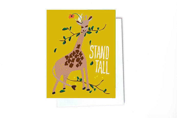Stand Tall Giraffe Card