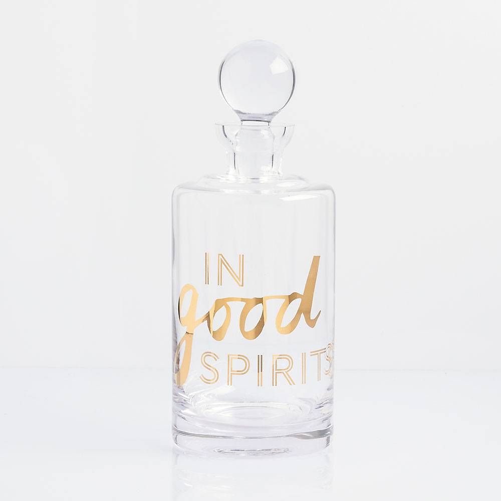 Glass Good Spirits Decanter