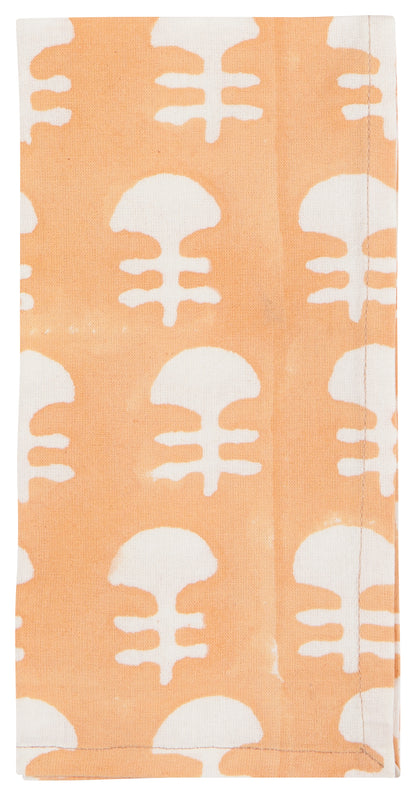 Block Print Gather Napkin Set of 4