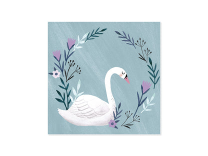 Pop Up Swan Lake Happy Birthday Card