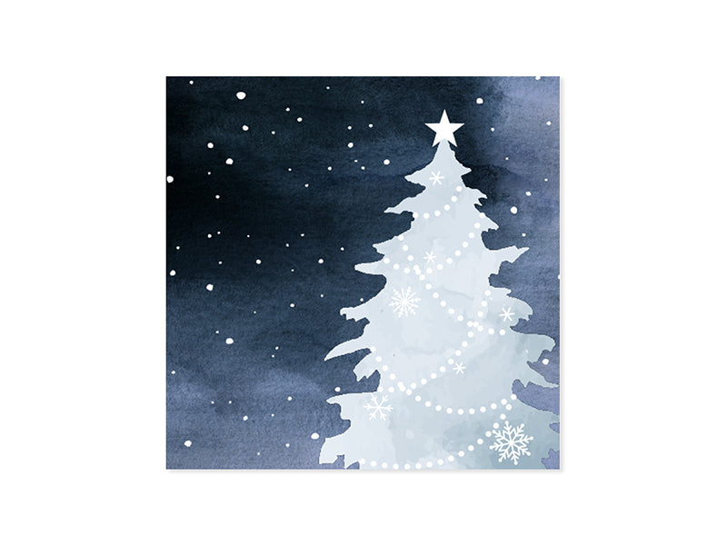 Pop Up Midnight Tree Card