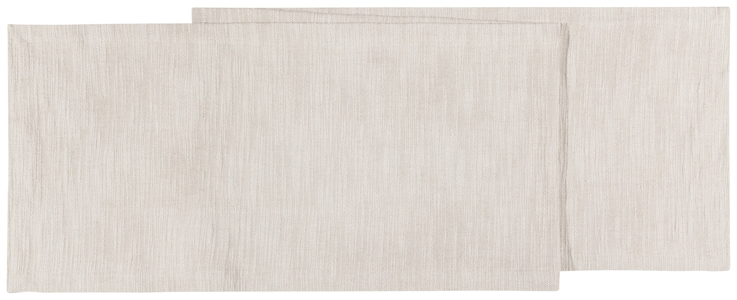 Ridge Dove Gray Chambray Table Runner 72
