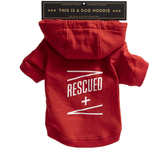 Rescued Dog Hoodie Large