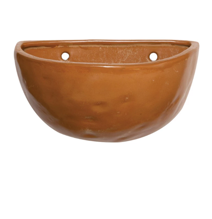 Wall Planter Matte Reactive Glaze Large