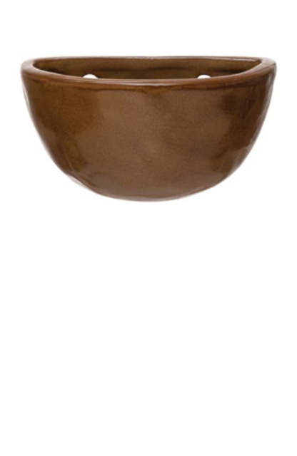 Wall Planter Reactive Glaze Small