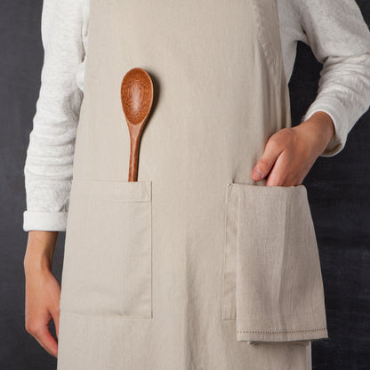 Apron Stonewash Heirloom Dove