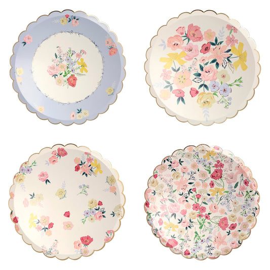 English Garden Plates