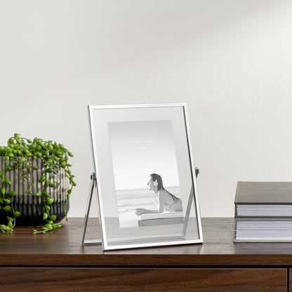 Trim Silver Glass Panel Photo Frame