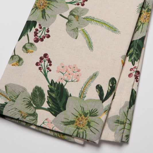 Winterblossom Print Tea Towel